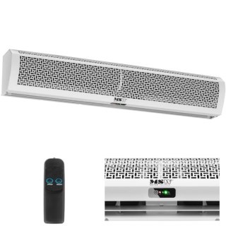 Kurtyna powietrzna elektryczna ścienna z pilotem 3030 m3/h 180 W