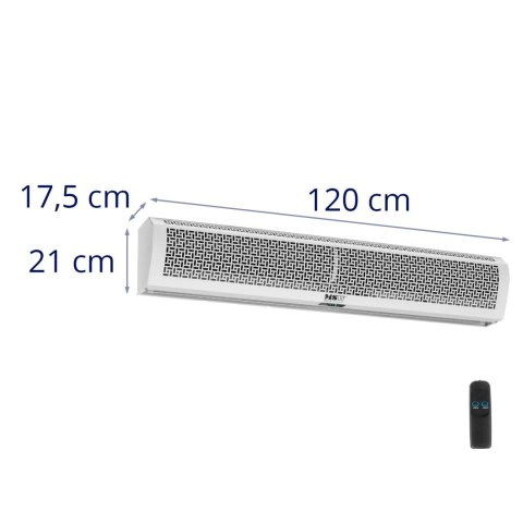 Kurtyna powietrzna elektryczna ścienna z pilotem 3030 m3/h 180 W