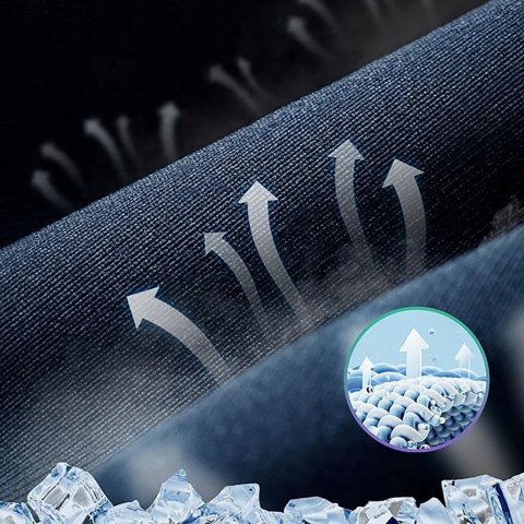 Czapka rowerowa kolarska z daszkiem - czarna