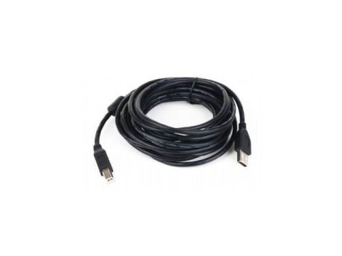 Kabel USB 2.0 typu AB AM-BM 3m FERRYT czarny Gembird