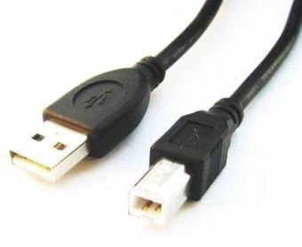 Kabel USB 2.0 typu AB AM-BM 3m czarny Gembird