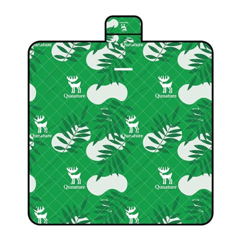 Mata piknikowa koc wodoodporny turystyczny 2 x 2 m - zielona