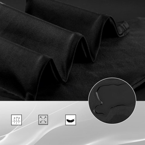 Spodnie rowerowe kolarskie długie oddychające z wkładką M - czarne