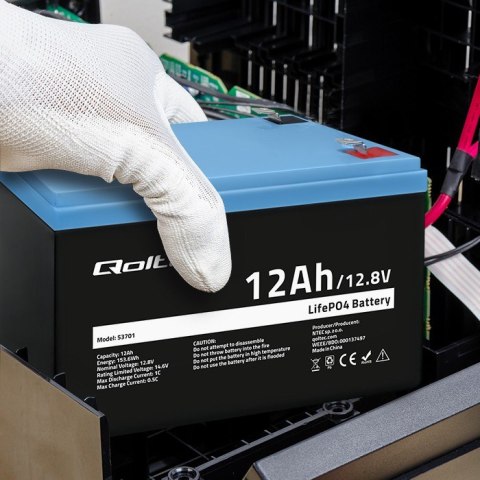 Akumulator LiFePO4 | 12.8V | 12Ah | 153.6Wh | BMS