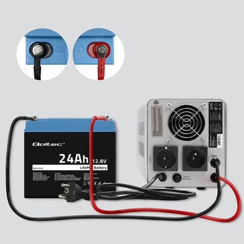 Akumulator LiFePO4 | 12.8V | 24Ah | 307.2Wh | BMS