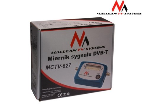 Miernik sygnału DVB-T MCTV-627 Do ustawiania anten DVB-T Maclean