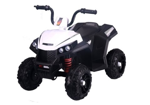 Quad na Akumulator S601 Pojazd Terenowy Dla Dzieci Światła LED Biały LEAN CARS