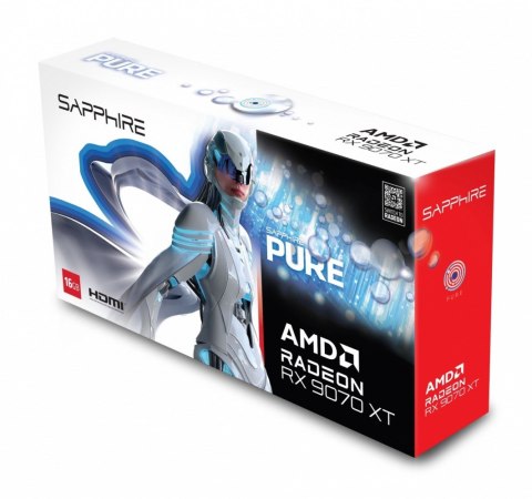 Karta graficzna Radeon RX 9070 XT PURE 16GB OC GDDR6 256bit 2DP/2HDMI