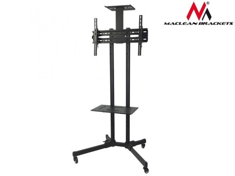 Profesjonalny stand wózek do telewizora na kółkach Maclean MC-661 max 55kg max 600x400 Maclean