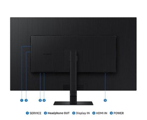 Monitor 37 cali ViewFinity S70D VA 3840x2160 UHD 16:9 1xHDMI 1xDP 5ms PinP/PbyP 60Hz płaski 2Yd2d (LS37D700EAUXEN)