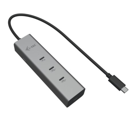 HUB USB-C Charging Metal 5 port with USB-C video 8K + Power Delivery 85W