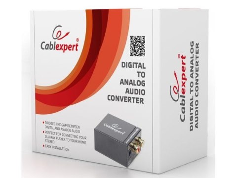 Adapter Digital Audio TOSLINK -> Analog RCA Gembird