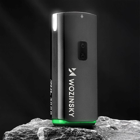 Lampka rowerowa przednia z kablem USB-C 3000 lm - czarna