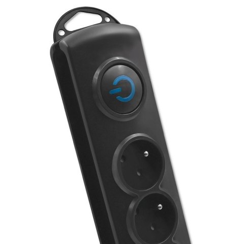 Listwa antyprzepięciowa | 8 gniazd | 3,0m Qoltec