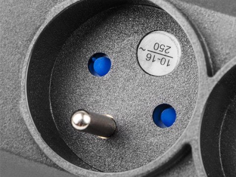 Listwa przeciwprzepięciowa M12/16A Rack 19'' 1.5m czarna (12 gniazd) Armac