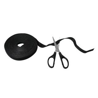 Organizator kabli, rolka długość 10m, czarny LogiLink