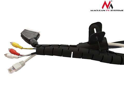 Organizator maskownica kabli MCTV-676 B black Maclean