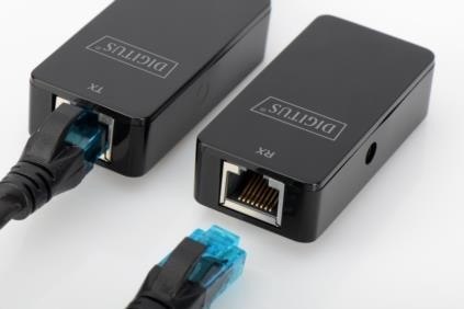 Przedłużacz/Extender USB 2.0 HighSpeed po skrętce Cat.5e/6 UTP, do 50m Digitus