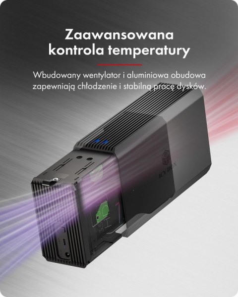 Obudowa IB-RD3720-CU3 RAID 2x2,5/3,5 SATA HDD