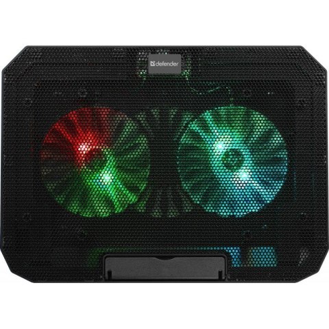 Podstawka chłodząca NS-510 2W 2XUSB RGB 15.6 cala