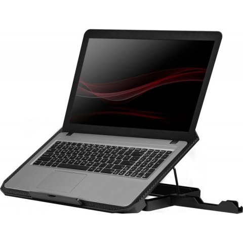 Podstawka chłodząca NS-510 2W 2XUSB RGB 15.6 cala