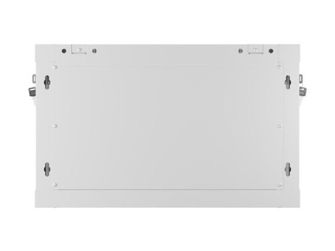 Szafa instalacyjna rack wisząca 19 cali 6U 600x450 drzwi perforowane (flat pack) szara