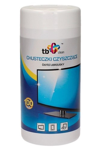 Clean Chusteczki nasączone 100 sztuk tuba TB Clean