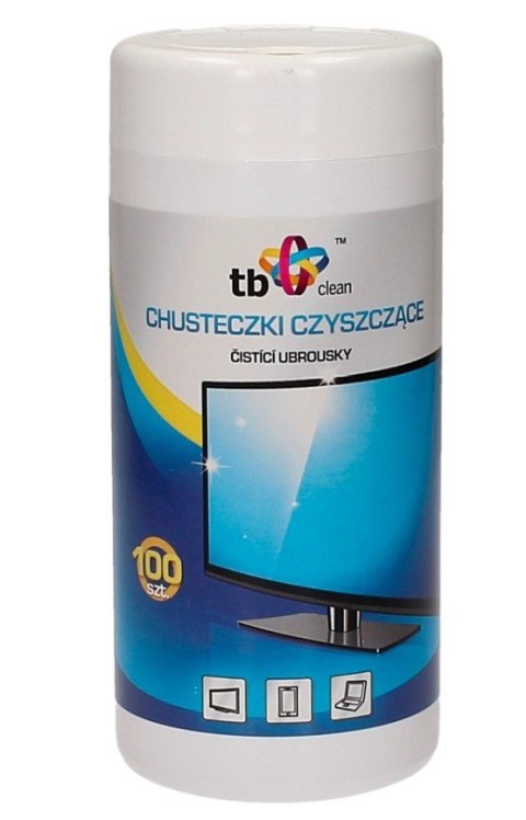Clean Chusteczki nasączone 100 sztuk tuba TB Clean