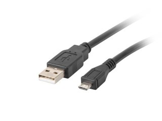 Kabel USB 2.0 micro AM-MBM5P 1M czarny Lanberg
