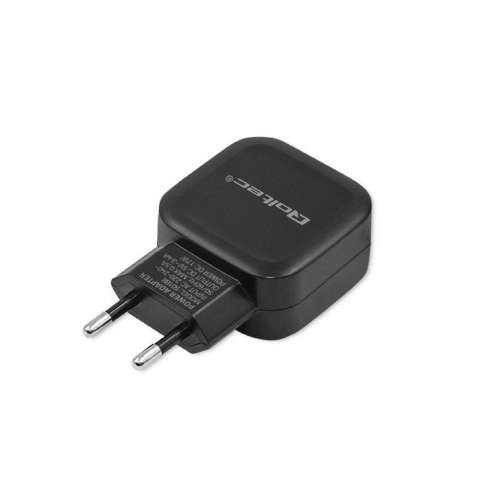 Ładowarka sieciowa 17W | 5V | 3.4A | 2xUSB + kabel USB typC Qoltec