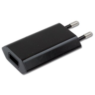 Ładowarka sieciowa USB 5V 1A czarna Techly