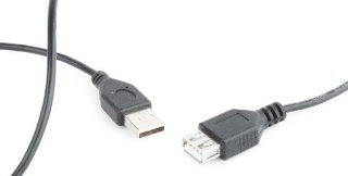 Przedłużacz kabla USB 2.0 AM-AFI 0.75m czarny Gembird