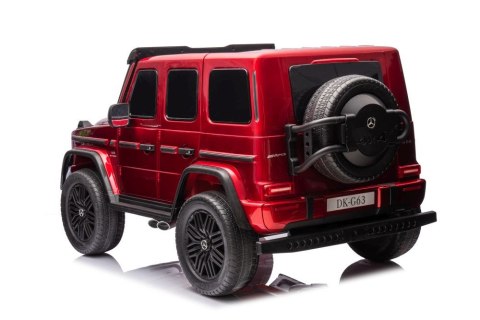 Auto Na Akumulator Mercedes G63 4X4 XXL 24V14AH Czerwony Lakierowany LEAN CARS