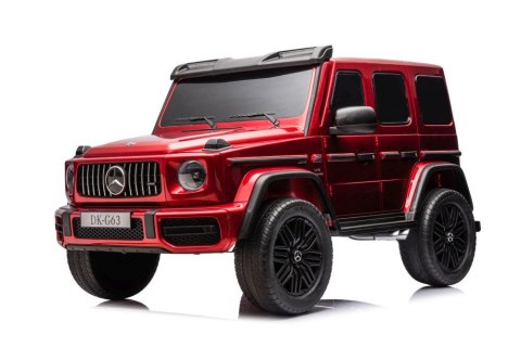 Auto Na Akumulator Mercedes G63 4X4 XXL 24V14AH Czerwony Lakierowany LEAN CARS