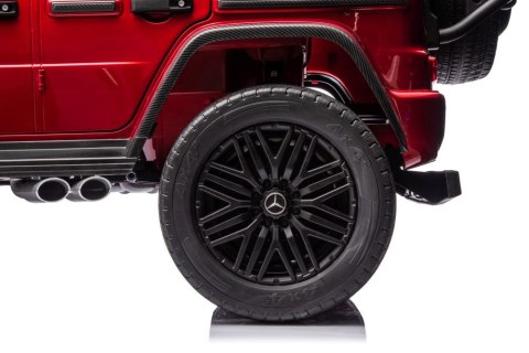 Auto Na Akumulator Mercedes G63 4X4 XXL 24V14AH Czerwony Lakierowany LEAN CARS