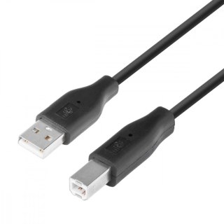Kabel USB AM-BM 1.8 czarny TB
