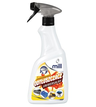 MILL CLEAN Odtłuszczacz Uniwersalny na tłuste plamy do odzieży, tworzyw sztucznych i innych powierzchni. 555 ml.