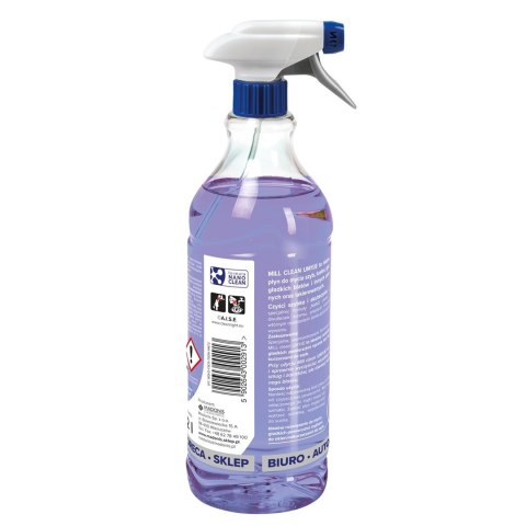 MILL CLEAN UMYJE Płyn do mycia szyb, luster, glazury o Zapachu Maciejki 1,22l