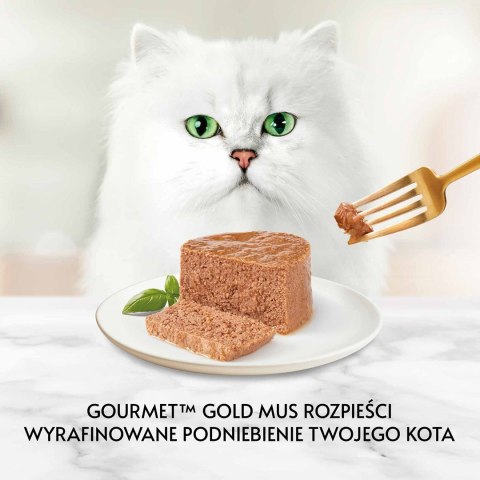 PURINA GOURMET GOLD Mus z łososiem 85g
