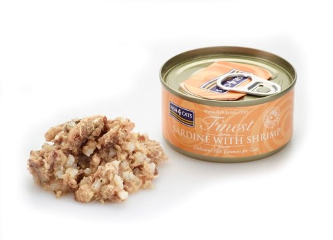 Fish4Cats Finest Sardynka z Krewetkami 70g