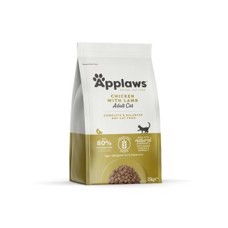 APPLAWS CAT Kurczak i Jagnięcina - karma dla kotów z wysoką zawartością mięsa - 7,5kg