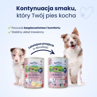 BALTICA SMAKI REGIONÓW Szczeniak Jagnięcina z bananem 400g