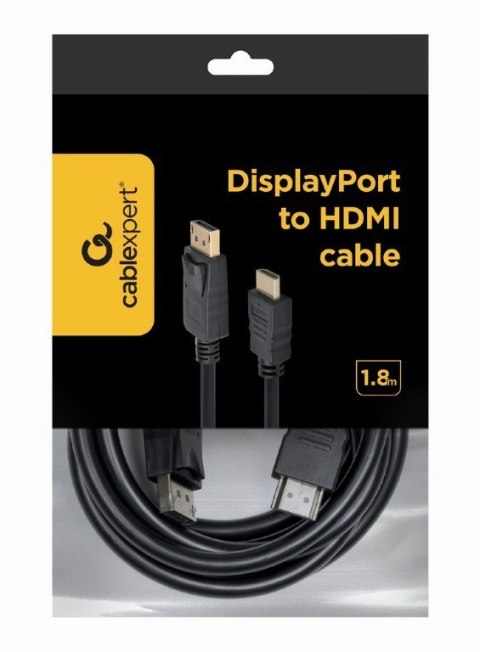 Kabel DisplayPort do HDMI 1.8m Gembird