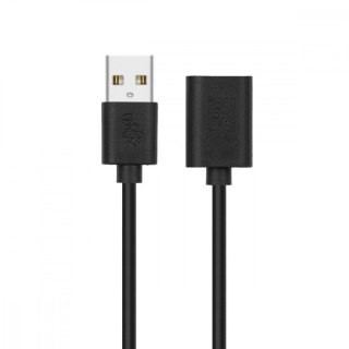Kabel USB AM-AF 1.8 m przedłużacz czarny TB