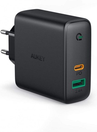 PA-D3 ładowarka sieciowa 2xUSB Power Delivery (1xUSB A+1xUSB C) 60W 5.4A AUKEY