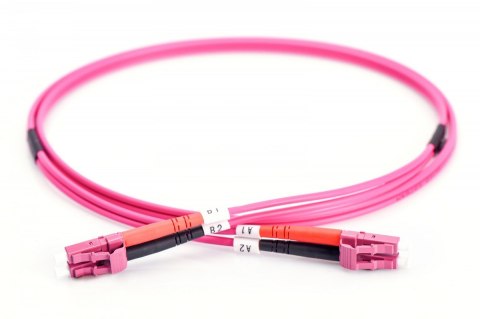 Patch cord światłowodowy FO LC-LC MM 50/125 OM4 duplex LSOH 10m Digitus