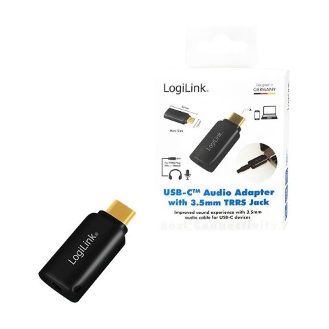 Adapter USB-C do 3,5mm Audio - Mini jack LogiLink