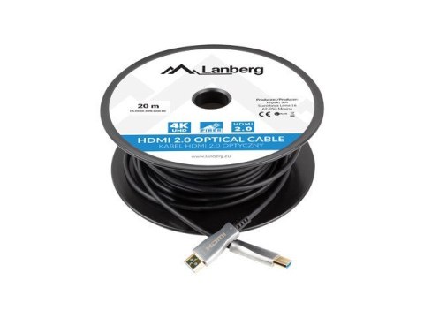 Kabel HDMI M/M v2.0 CA-HDMI-20FB-0200-BK 20m czarny Lanberg