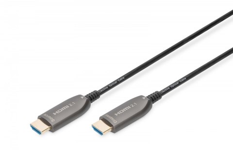 Kabel połączeniowy hybrydowy AOC HDMI 2.1 Ultra High Speed 8K/60Hz UHD HDMI A/HDMI A M/M czarny 10m Digitus