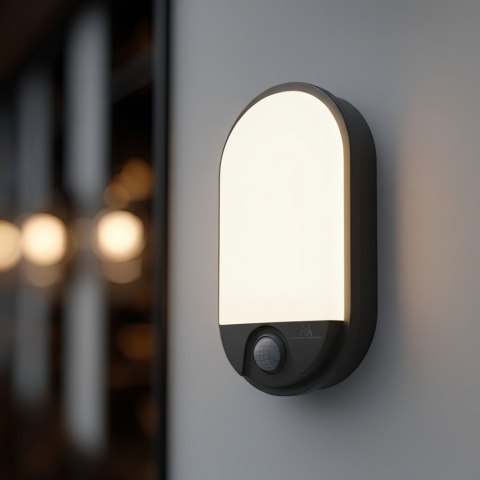 Lampa Led z czujnikiem ruchu 15W MCE340 GR Maclean